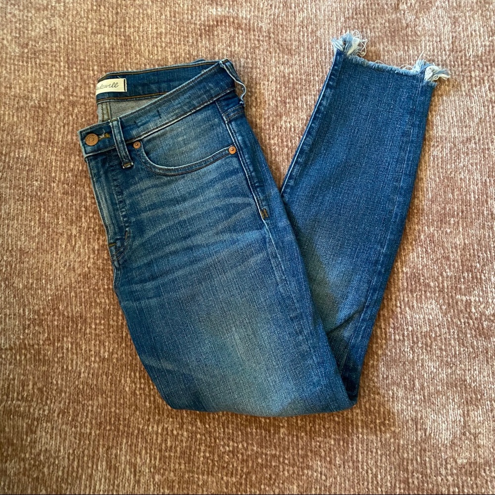 Madewell 9” high-rise skinny crop jeans